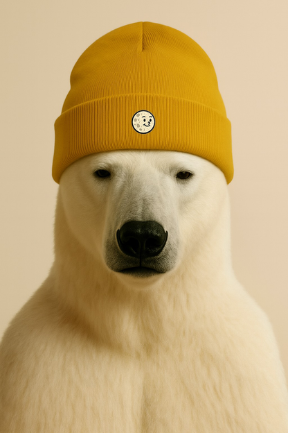 Yellow Day & Night Beanie